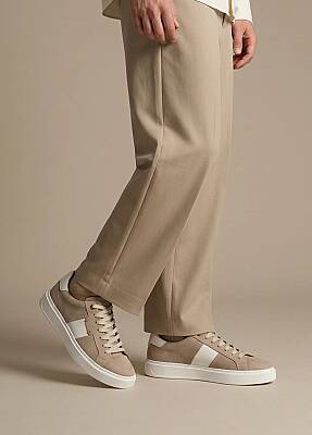 Pera Premium Bej Deri Sneaker - 7