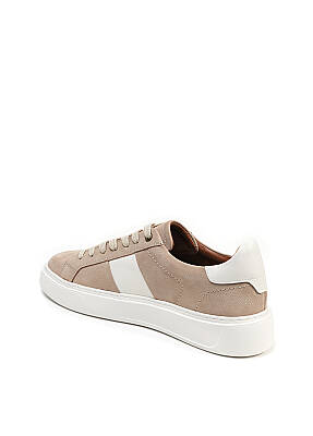 Pera Premium Deri Erkek Sneaker Ayakkabı - Bej - 6