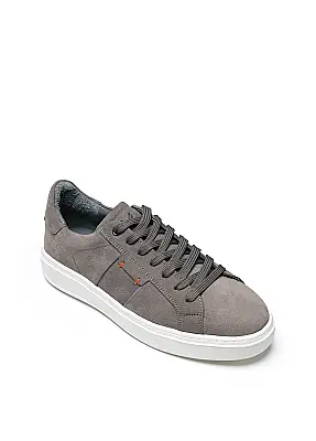 Pera Premium Deri Erkek Sneaker Ayakkabı - Gri - 5