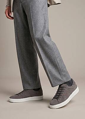 Pera Premium Gri Deri Sneaker - 7
