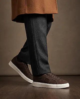 Pera Premium Kahverengi Deri Sneaker - 2