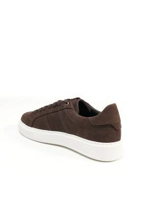 Pera Premium Kahverengi Deri Sneaker - 6