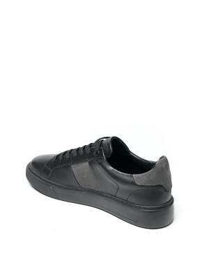 Pera Premium Siyah Deri Sneaker - 6