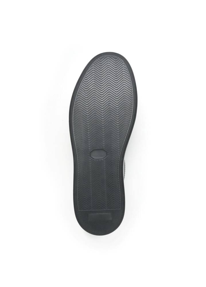 Pera Premium Siyah Deri Sneaker - 7