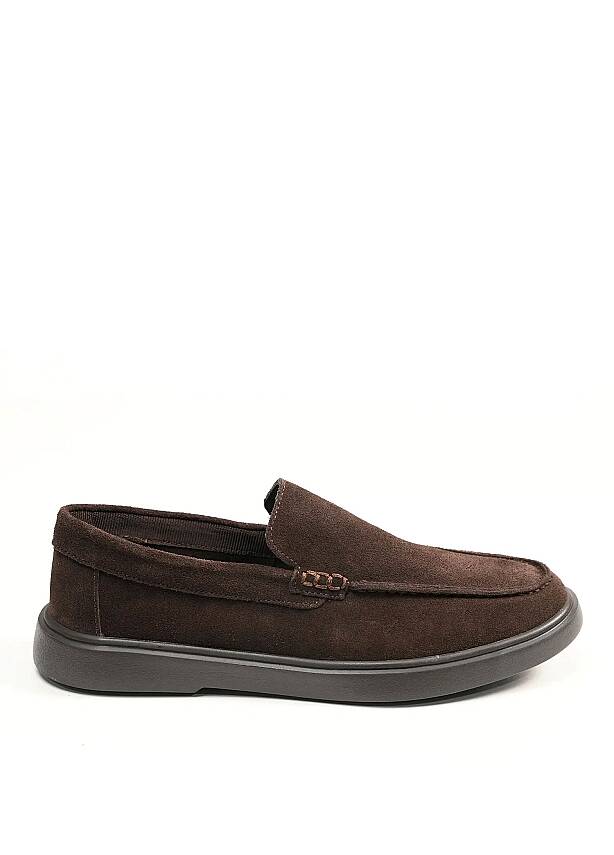 Petra Premium Süet Loafer Kahverengi