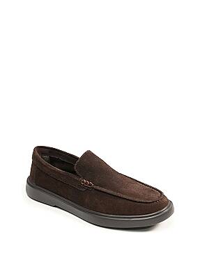 Petra Premium Süet Loafer Kahverengi - 5