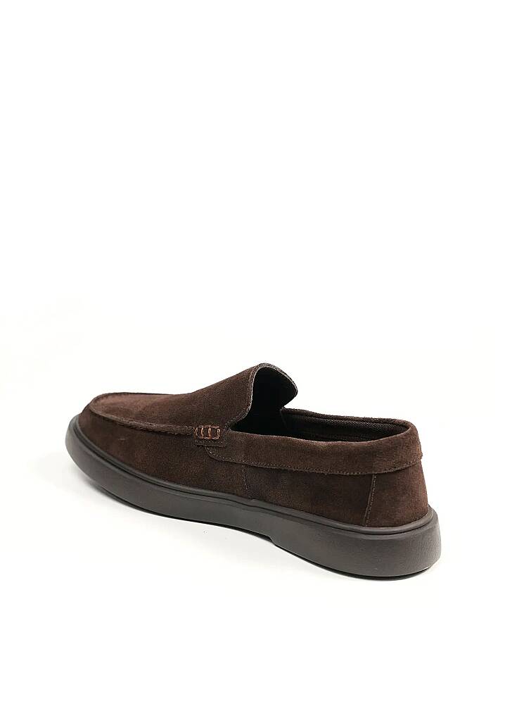 Petra Premium Süet Loafer Kahverengi - 6