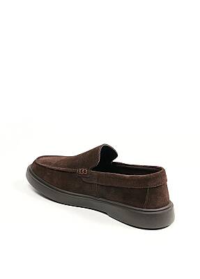 Petra Premium Süet Loafer Kahverengi - 6