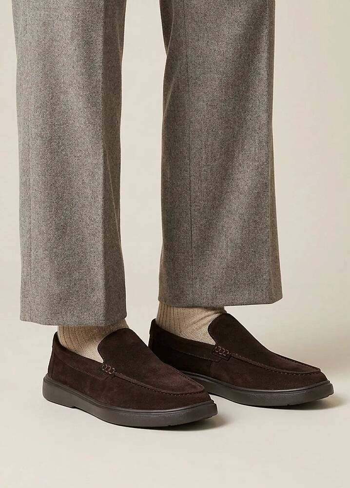 Petra Premium Süet Loafer Kahverengi - 8