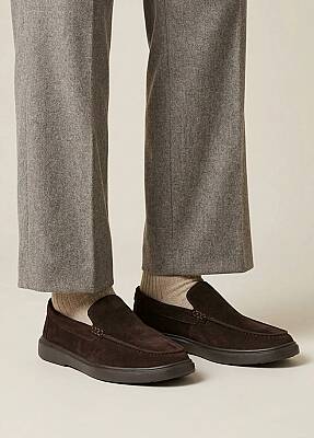Petra Premium Süet Loafer Kahverengi - 8