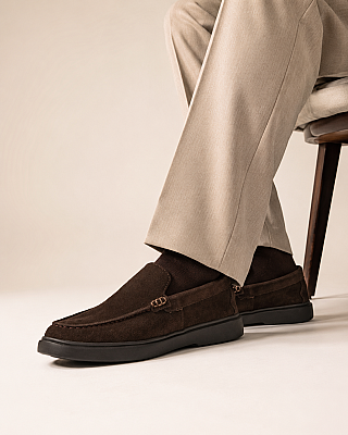 Petra Premium Süet Loafer Kahverengi - 9