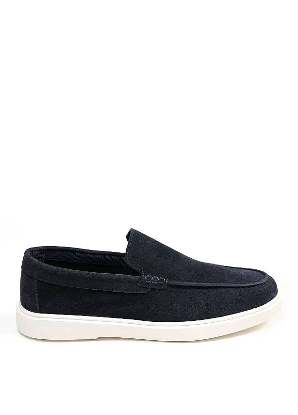 Petra Premium Süet Loafer Lacivert