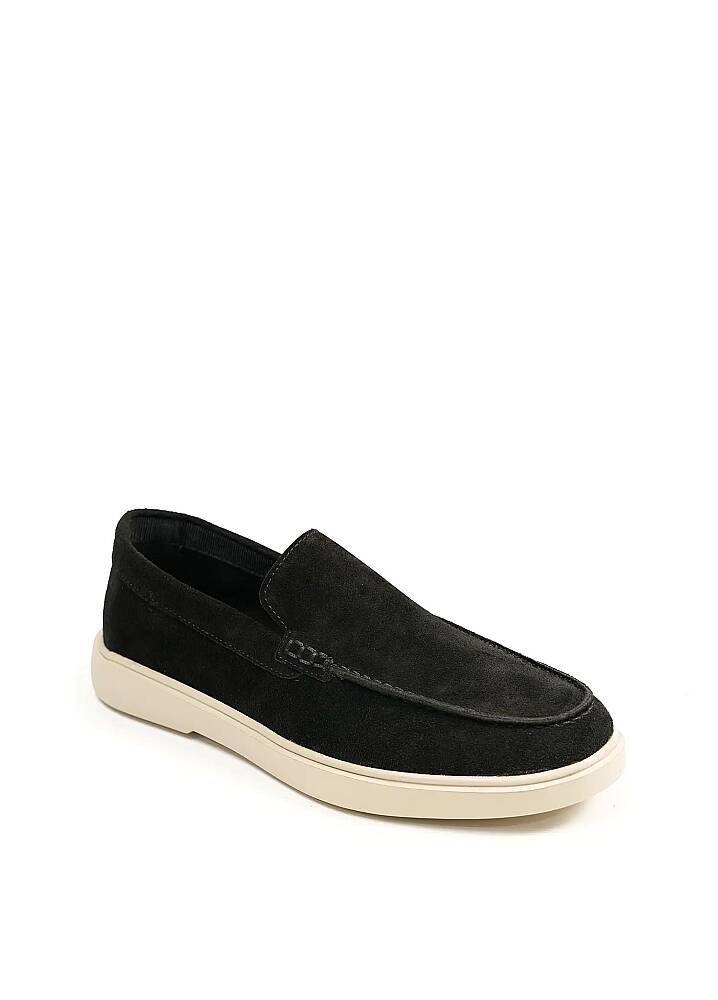 Petra Premium Süet Loafer Siyah - 5