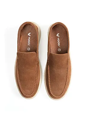 Petra Premium Süet Loafer Taba - 4