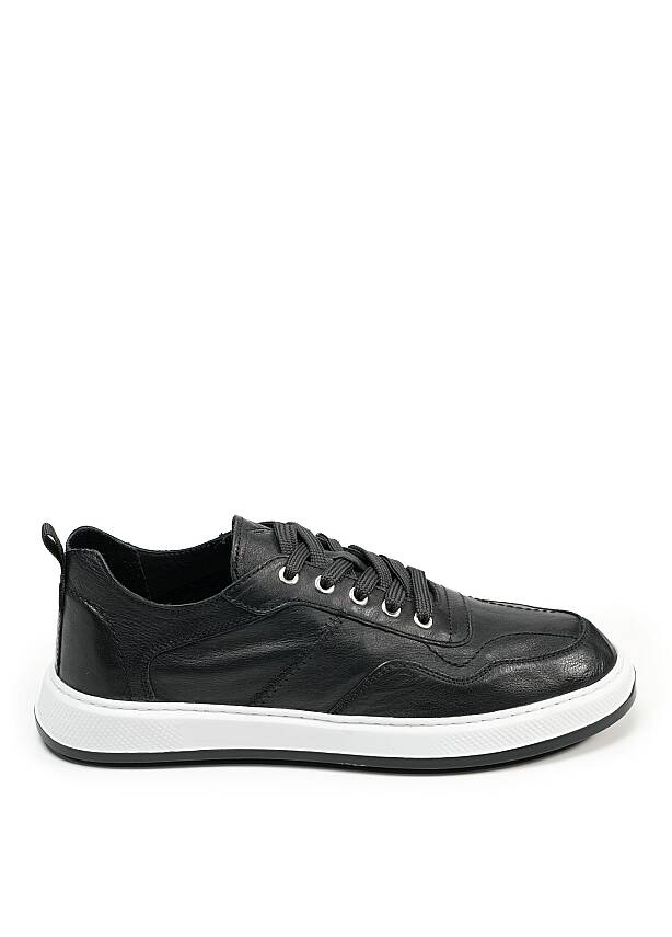 Saba Deri Siyah Sneaker