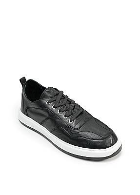 Saba Deri Siyah Sneaker - 5