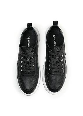 Saba Deri Siyah Sneaker - 4